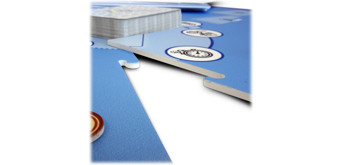 We produce board games starting from very small quantities