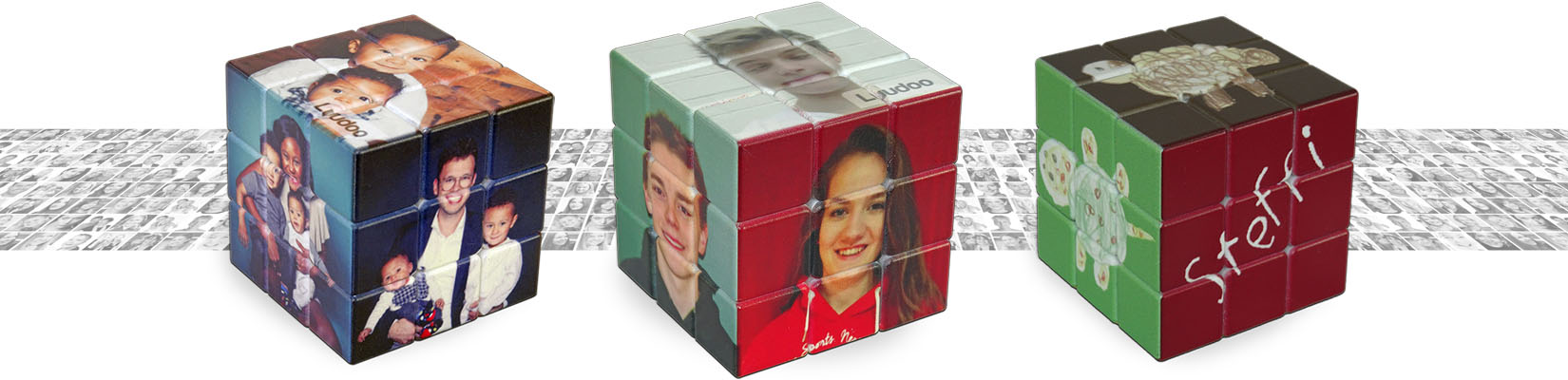 LUUDOO offers customised magic cubes printed with your images