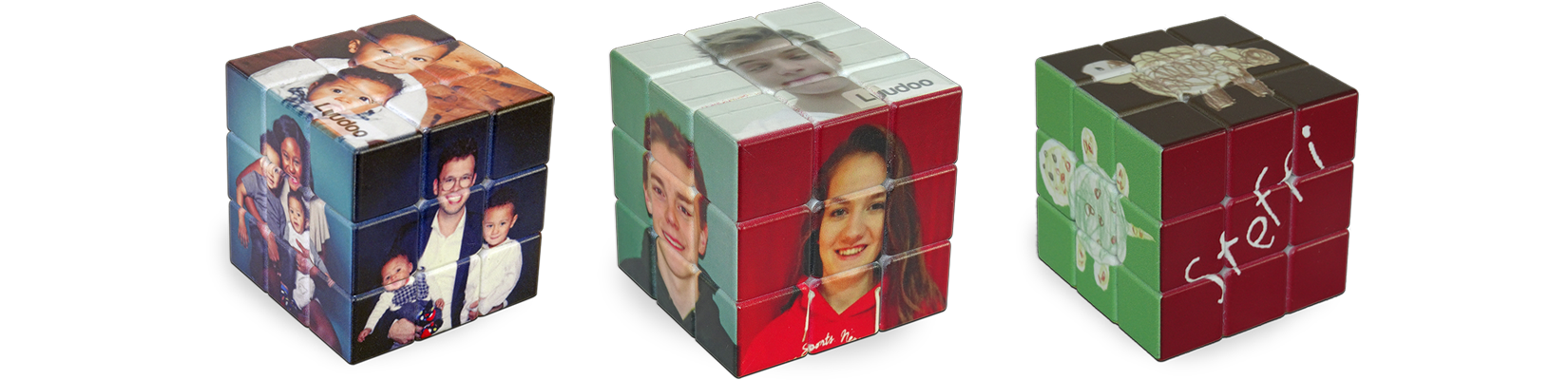 LUUDOO offers customised magic cubes printed with your images