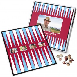 Give someone a backgammon set custom-designed for Christmas!